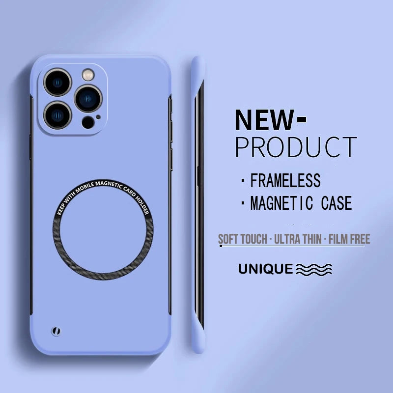 Slim Hard iPhone Case with Surface-Mounted Metal Ring