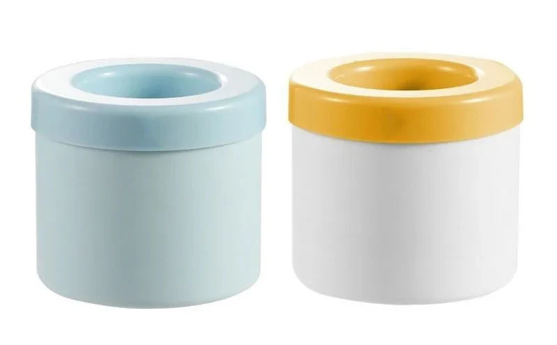 Silicone Round Ice Cube Mold – Cylindrical Ice Bucket Maker, Fast-Cooling 1.3cm(0.5 in) Mini Cubes for Cocktails, Whiskey & Bar Drinks