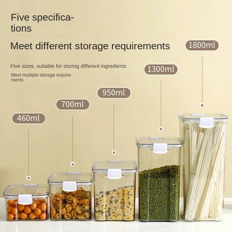 Clear Airtight Food Storage Container with Lid