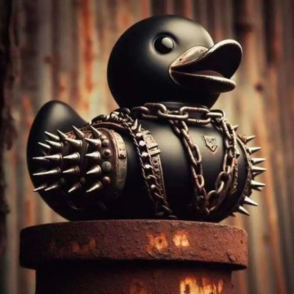 Duck Devil Duck Death Rock Duck Statue Car Styling Central Console Dashboard Auto Styling Decorative Home Desktop Decoration