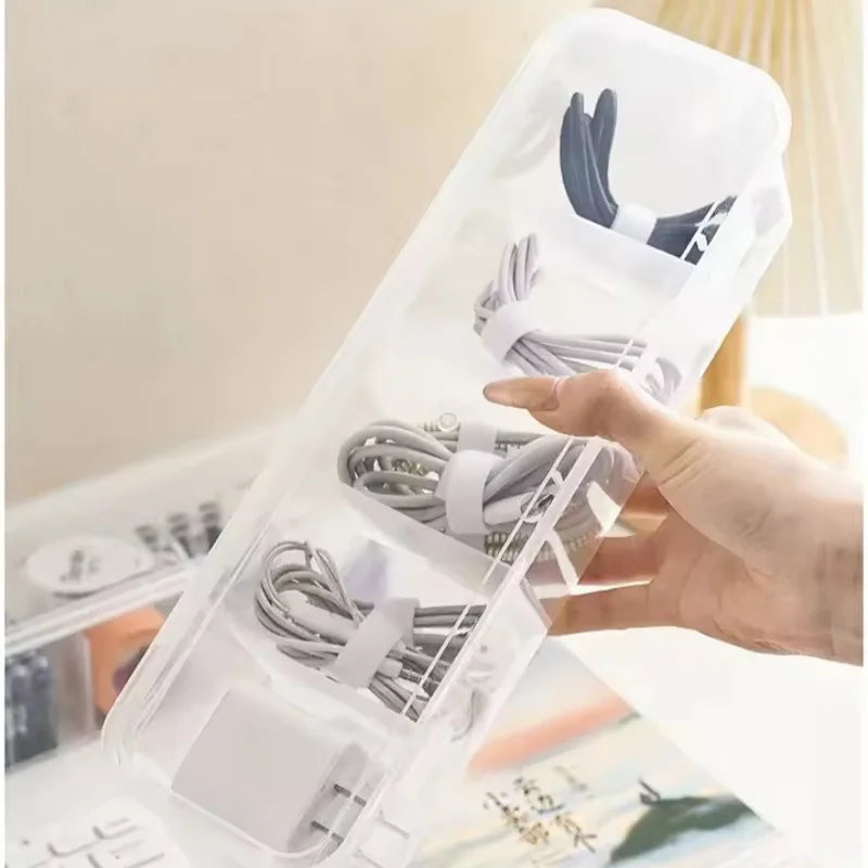 Clear Cable Management Box with Lid – Small, Medium or Large