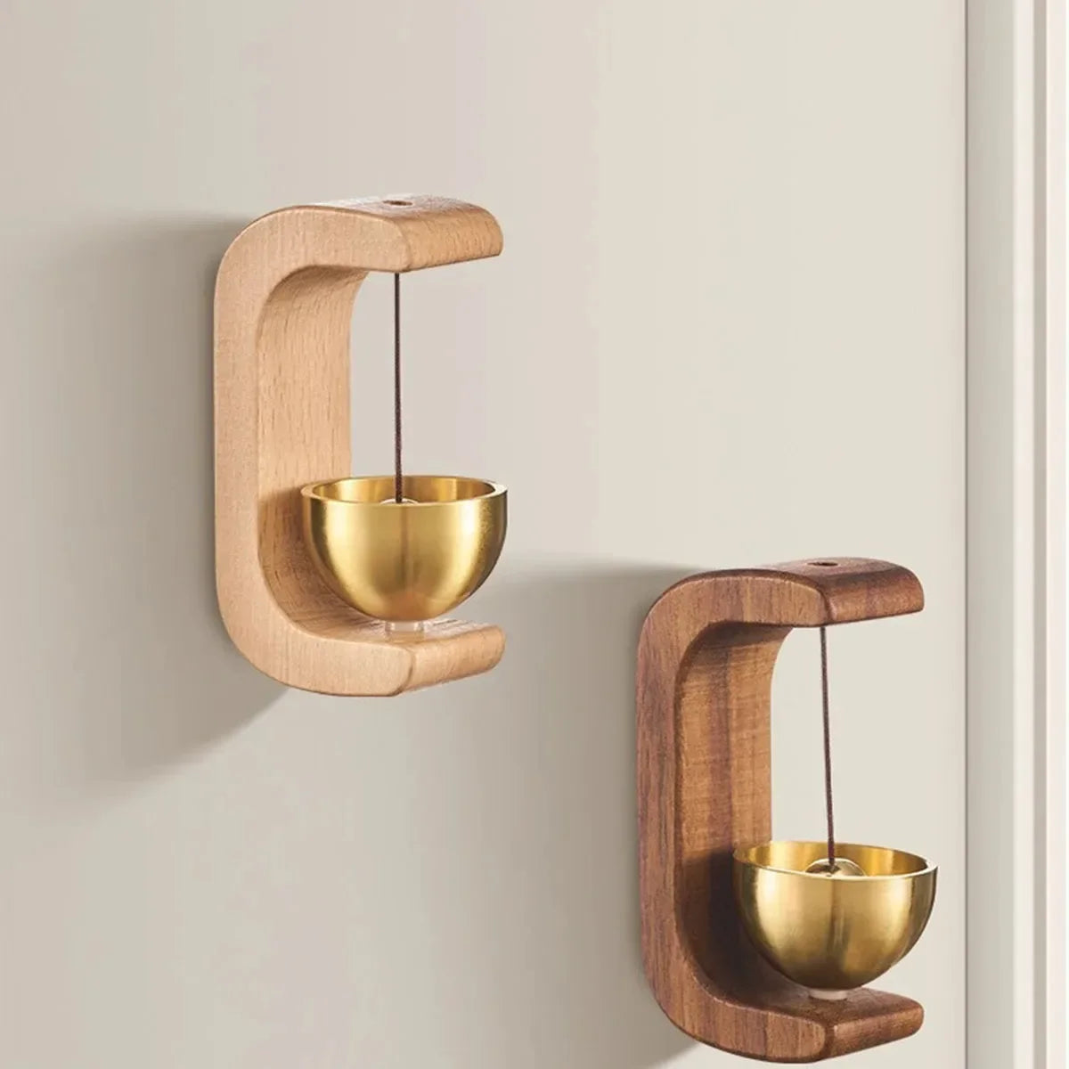 Wooden Wind Chime Door Bell – Hanging Decorative Entrance Bell for Home, Shop & Garden