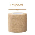 Self-Adhering Elastic Bandage Wrap – Beige, 5 yd Rolls