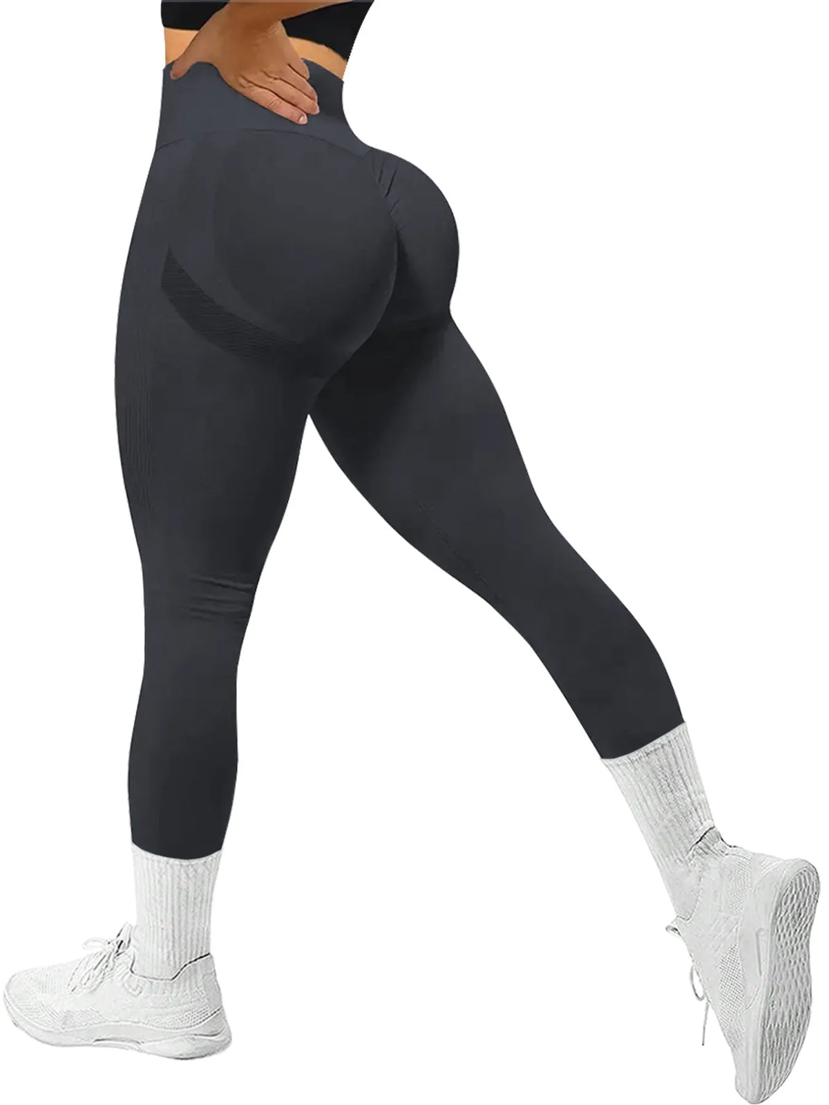 Women's High-Waisted Seamless Stretch Leggings