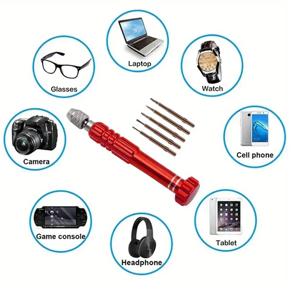 5-In-1 Multifunctional Slot Key Kit, Mobile Phone, Watch And Glasses Disassembly Tool, Laptop Repair Tool