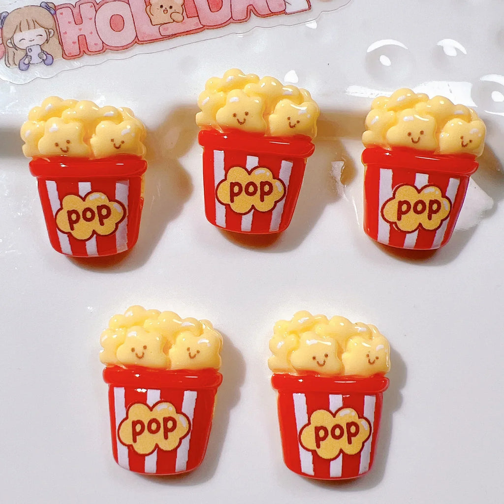Cartoon Food Flatback Craft Embellishments – Random Mix