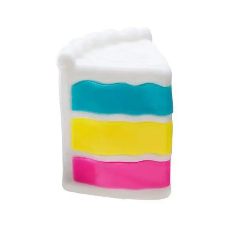 Rainbow Layer Cake Squeeze Fidget Toy
