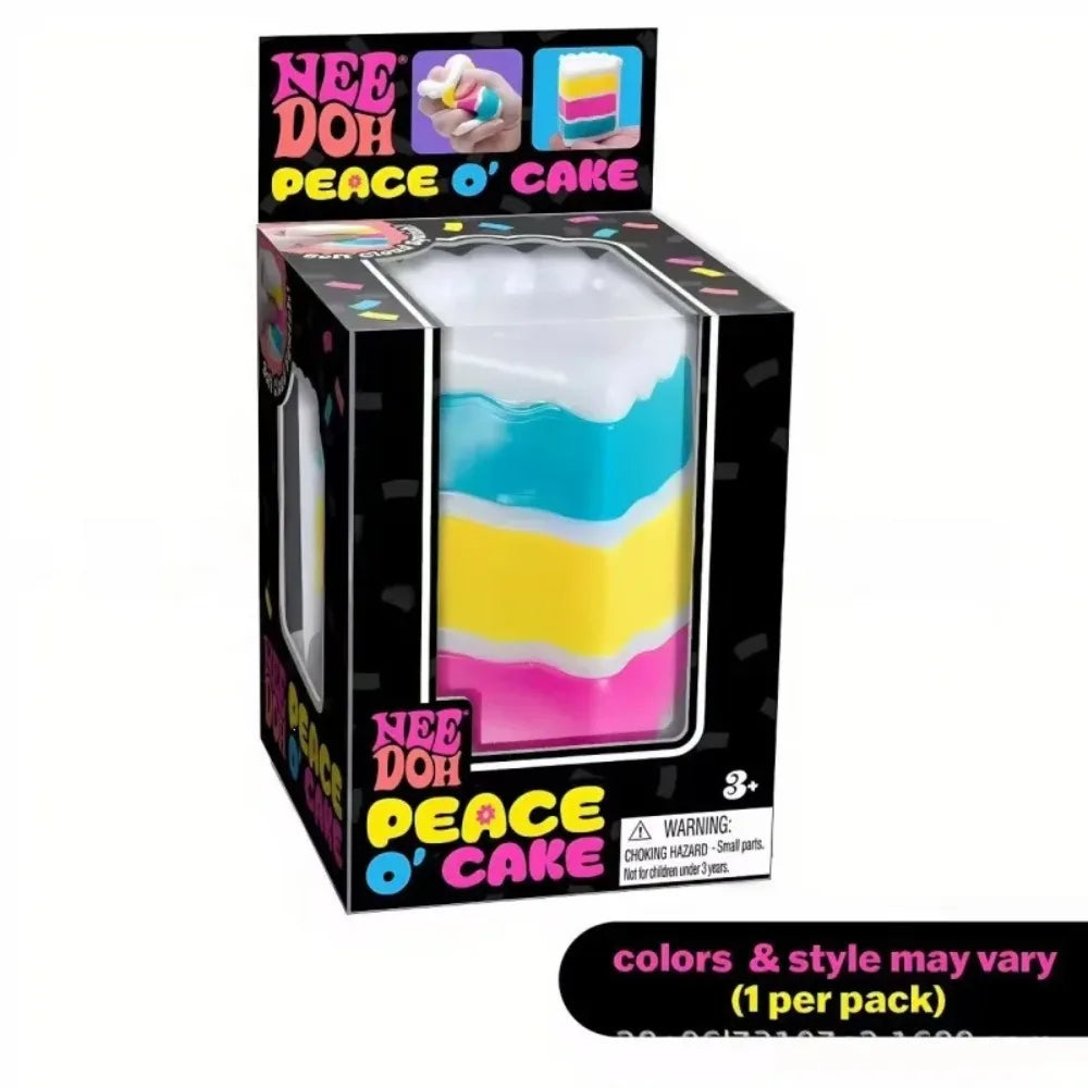 Rainbow Layer Cake Squeeze Fidget Toy