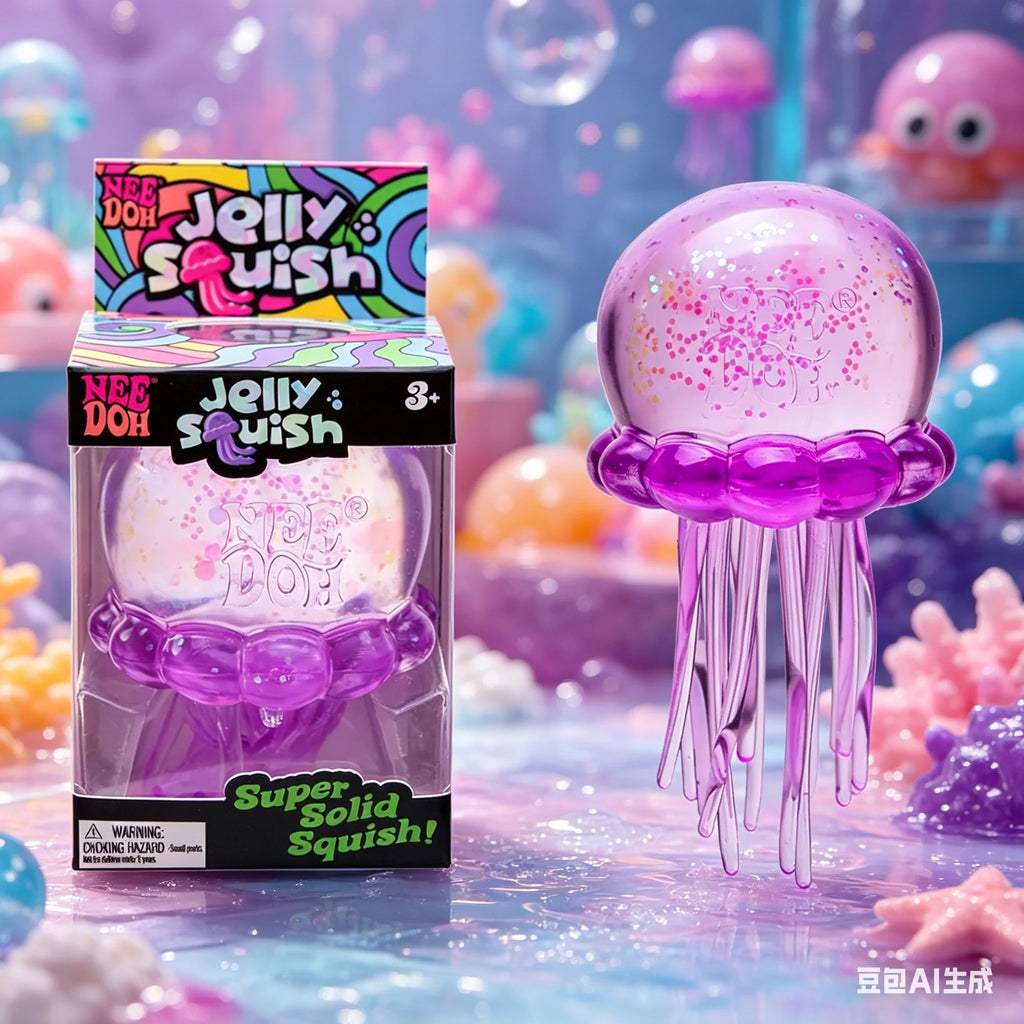 2026 NeeDoh Schylling Squeez Toy Squishy Blind Box Multi Slow-Rising Squishy ADHD Stress Relief Fingertip Toy Mystery Box Gift