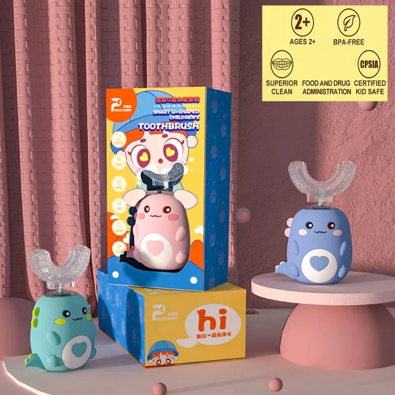 Kids' Rechargeable U-Shaped Toothbrush