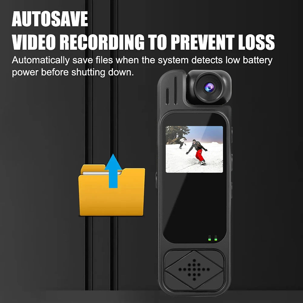 HD 1080P Camera 1.3inch Mini Action Camera Portable Small Digital Video Recorder Body Cam Infrared Night Vision Miniature Camcor