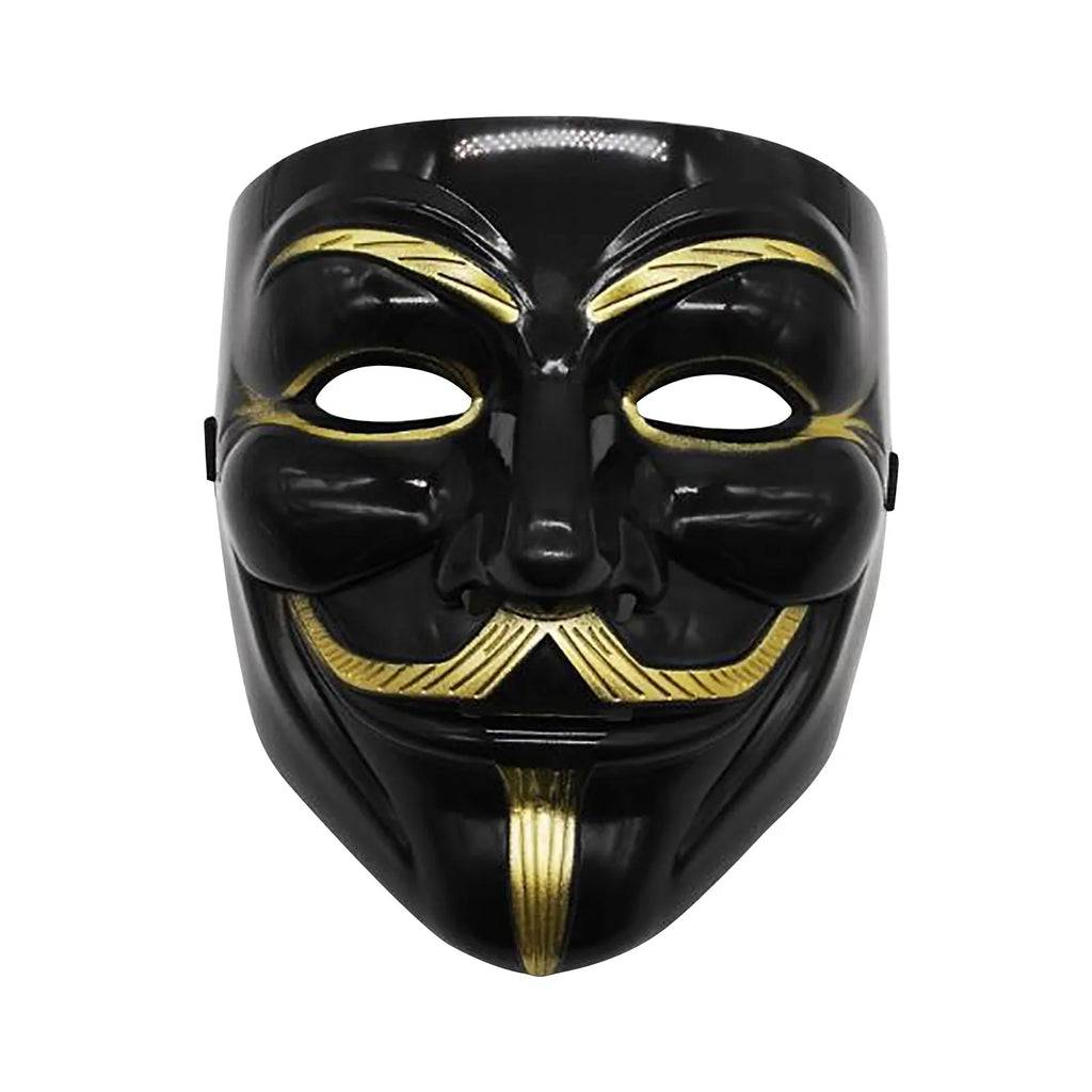Guy Fawkes-Style Full-Face Costume Mask – 1 Piece