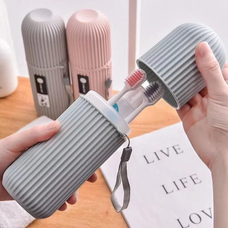Travel Toothbrush & Toothpaste Storage Case