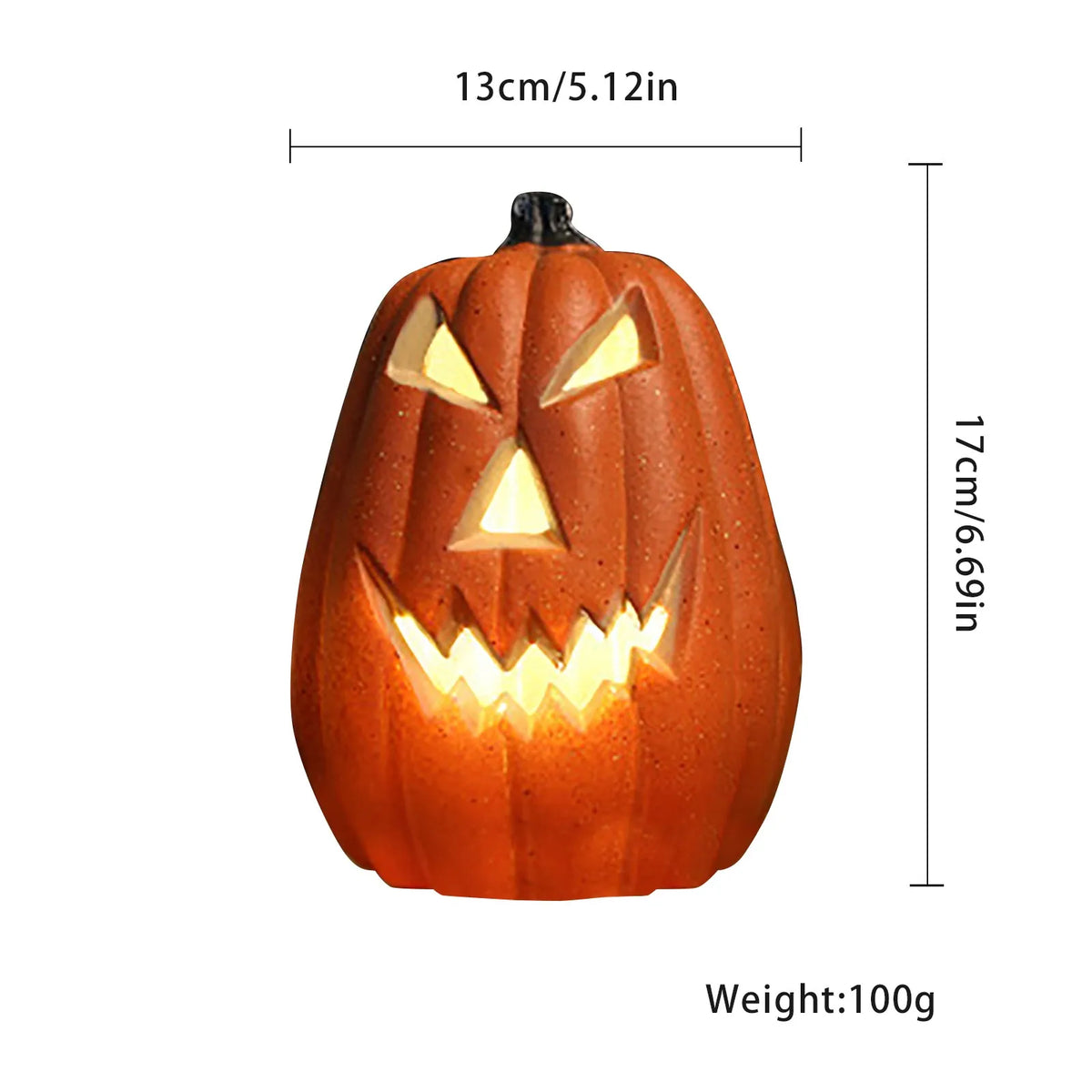 Vintage-Style Halloween Pumpkin Light