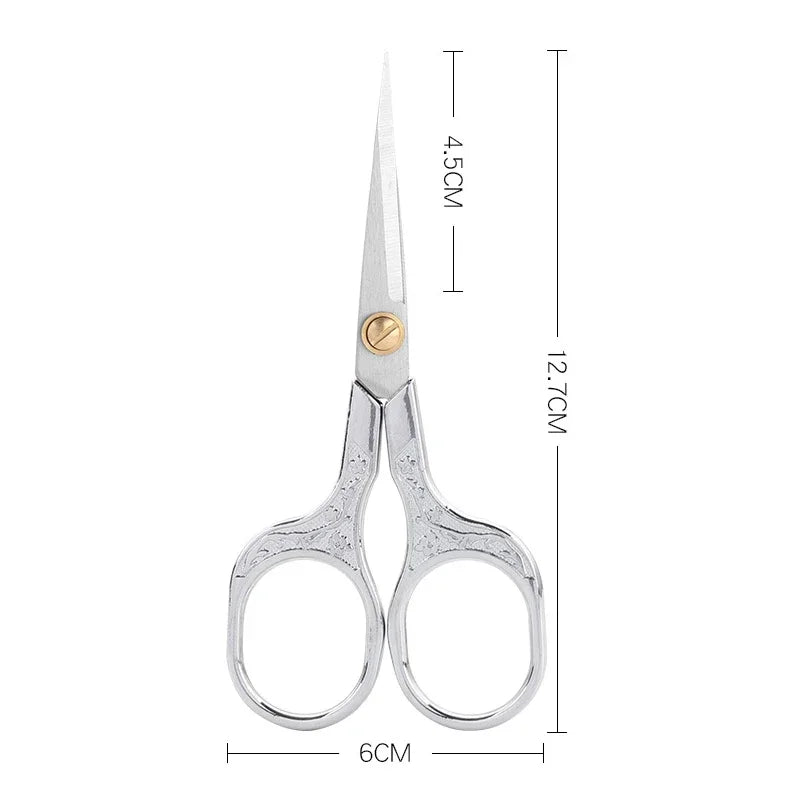 Vintage-Style Stainless Steel Sewing & Thread Scissors