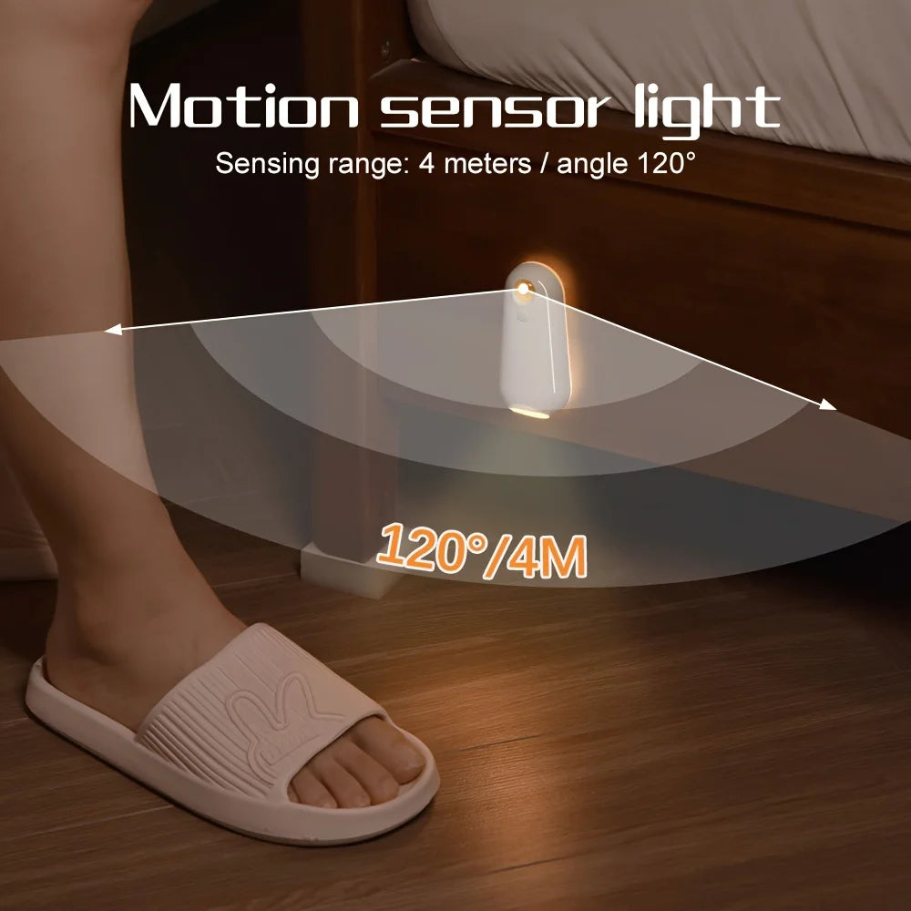 Rechargeable Motion-Sensor Night Light – Color Changing, 1 or 2 Pieces