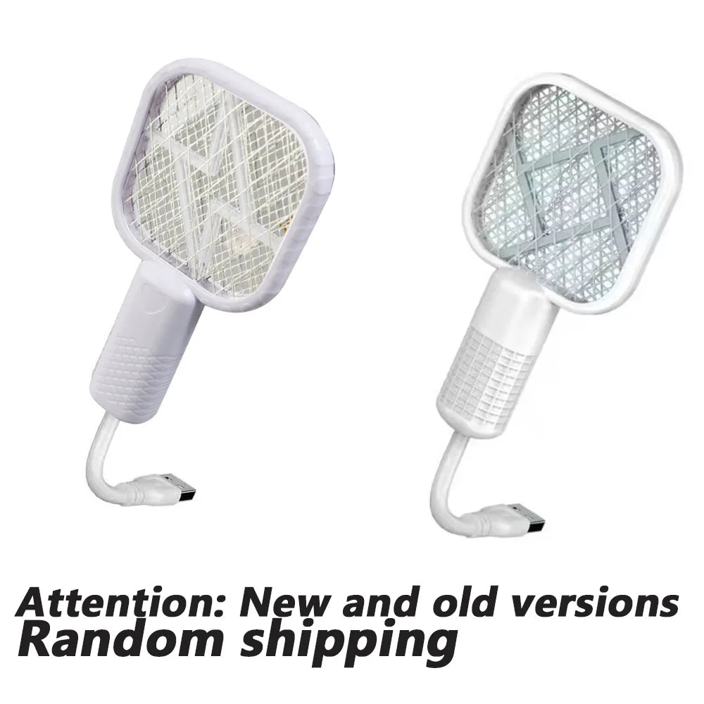 Mosquito Swatter Trap Mini USB UV Light Pest Control Electric Shock Mosquito Killer Lamp Portable Fly Bug Zapper Summer