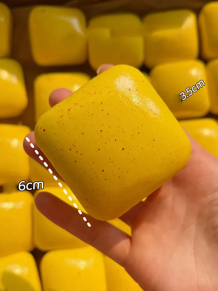 Mini Square Bread Squeeze Fidget Toy – 1 Piece