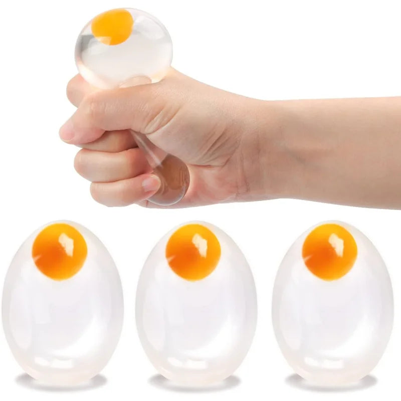 Egg-Shaped Squeeze Fidget Toys – Single & 4-Piece Options