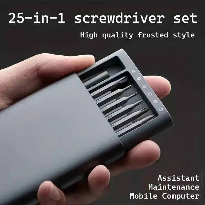 25-in-1 Precision Screwdriver Set with Magnetic Bits