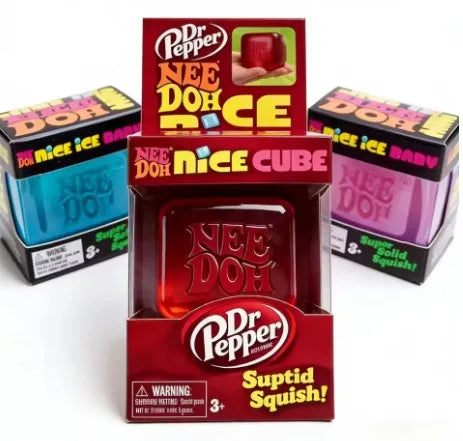2026 Hot New Nee Doh Nice Cube Soft Rubber Squeezing Cube Sensory Decompression Office Relieves Anxiety Pinching Music