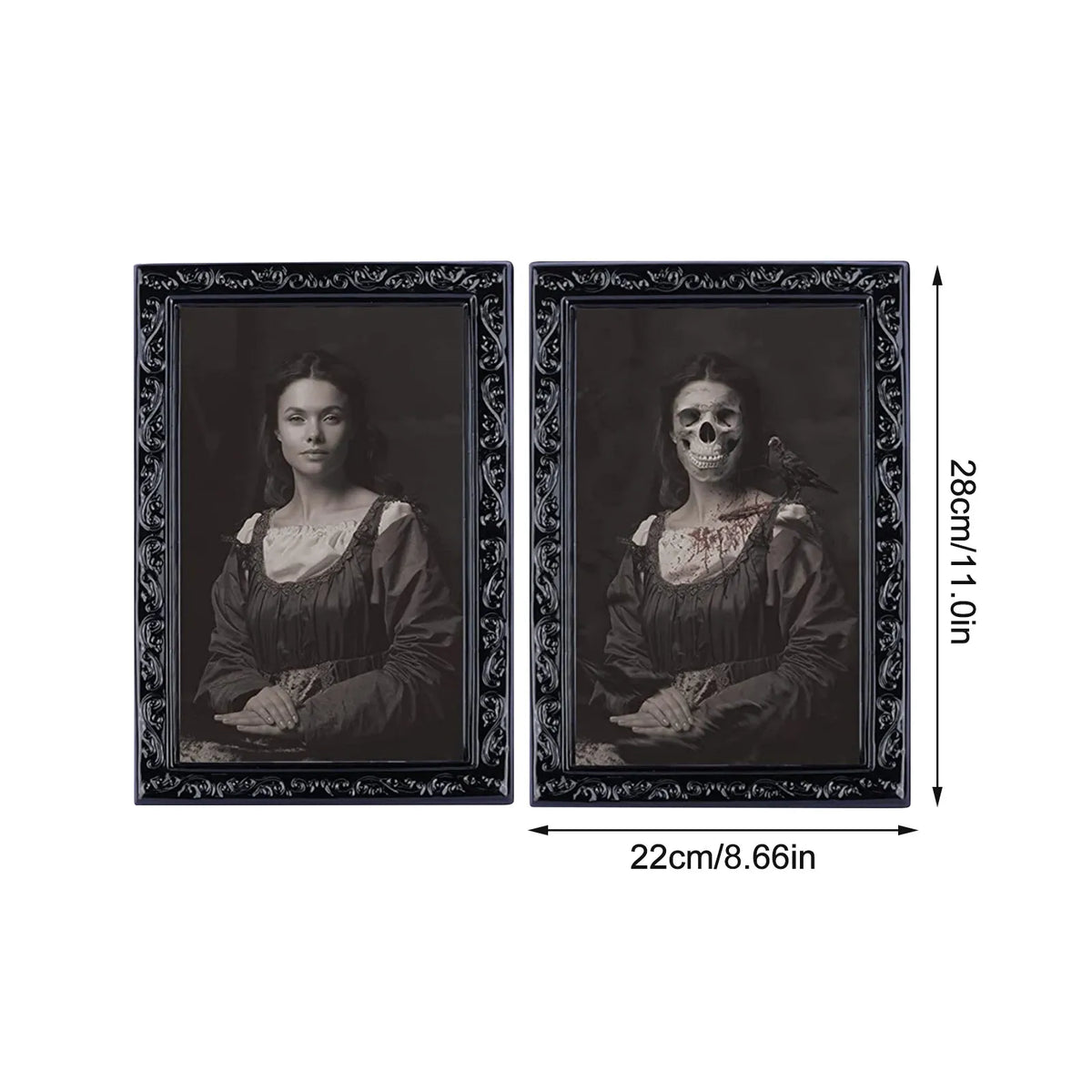 Halloween Face-Changing Portrait Decoration