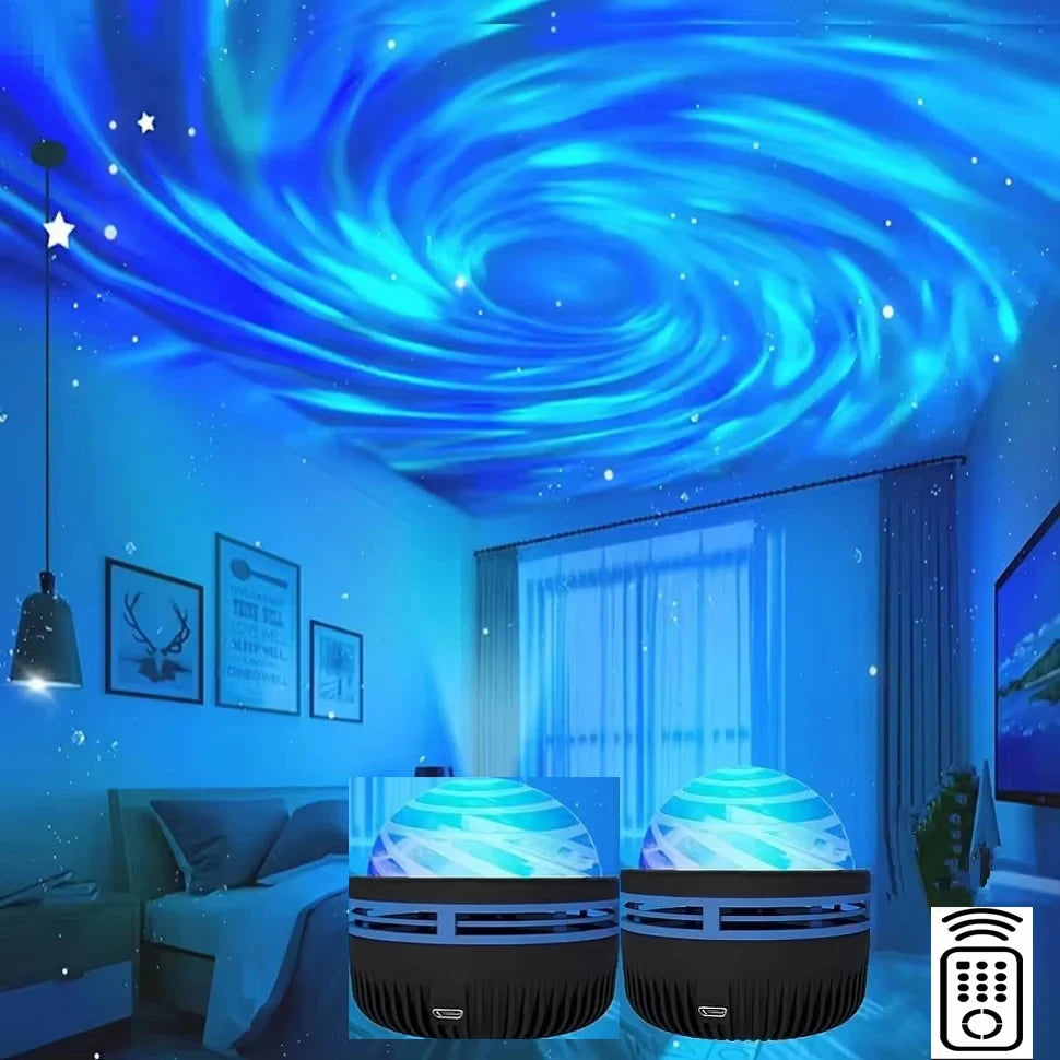 LED Galaxy Projector with Remote – 1 or 2 Pieces