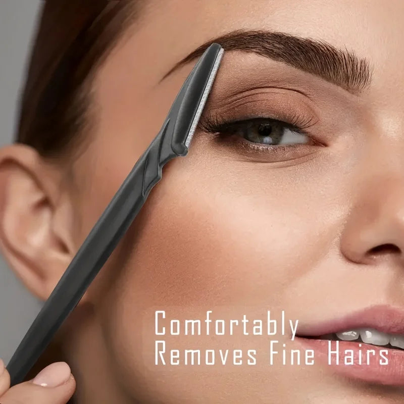 Manual Eyebrow Razor Kit – Black