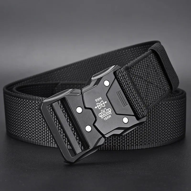 Unisex Tactical-Style Belt with Automatic Buckle