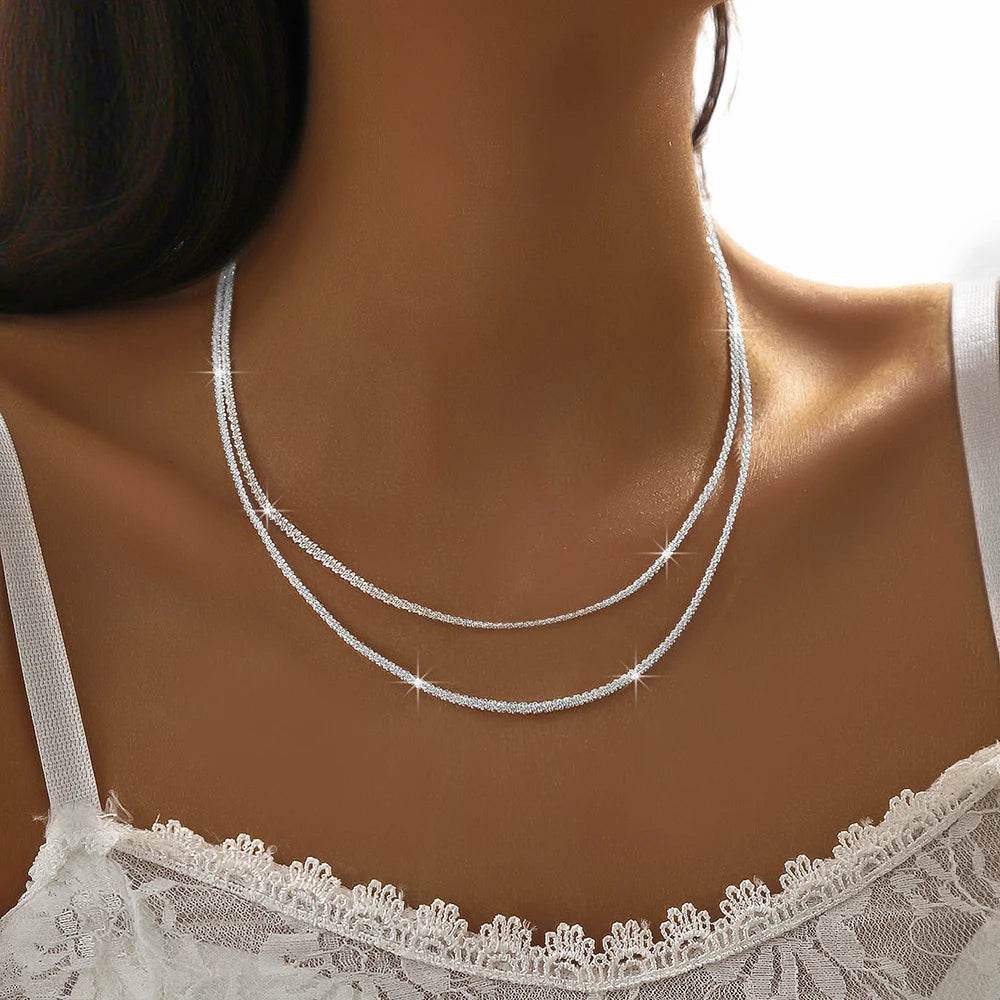 Women's Silver-Tone Chain Necklace