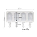 Silicone Ice Cream Mold – DIY Magnum Popsicle & Ice Pop Maker, Food-Grade, Dishwasher Safe, SGS Certified