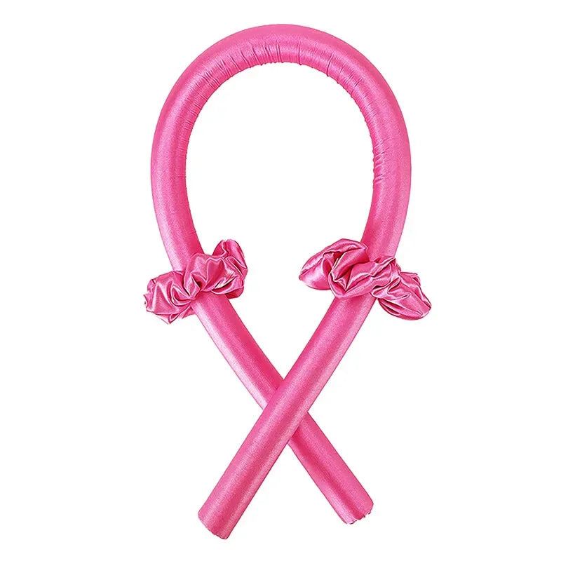 Heatless Curling Rod Headband – No-Heat Silk Ribbon Hair Roller for Overnight Curls, All Hair Types