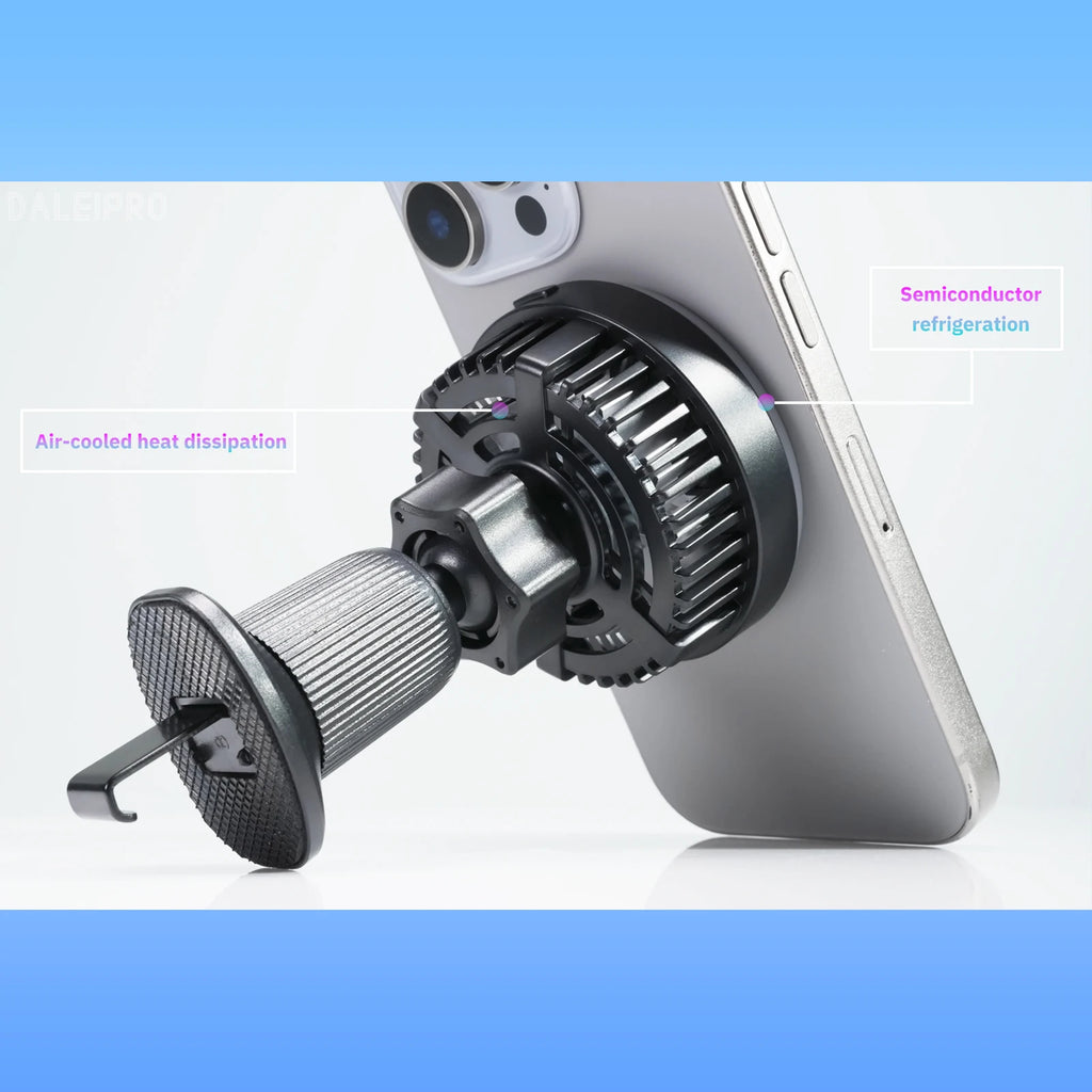 Magnetic Wireless Car Charger with Active Cooling