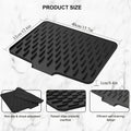 Kitchen Dish Drying Mat with Drainage Design