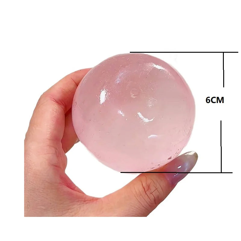 Translucent Squeeze Fidget Ball – 1 Piece, Random Color
