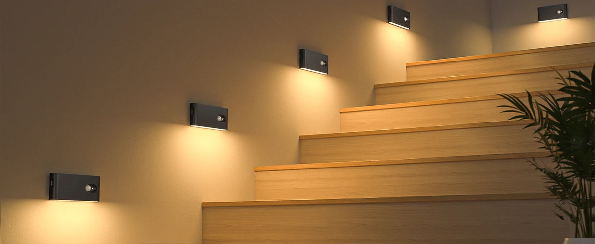 WILLED Rechargeable Motion Sensor Stair Lights