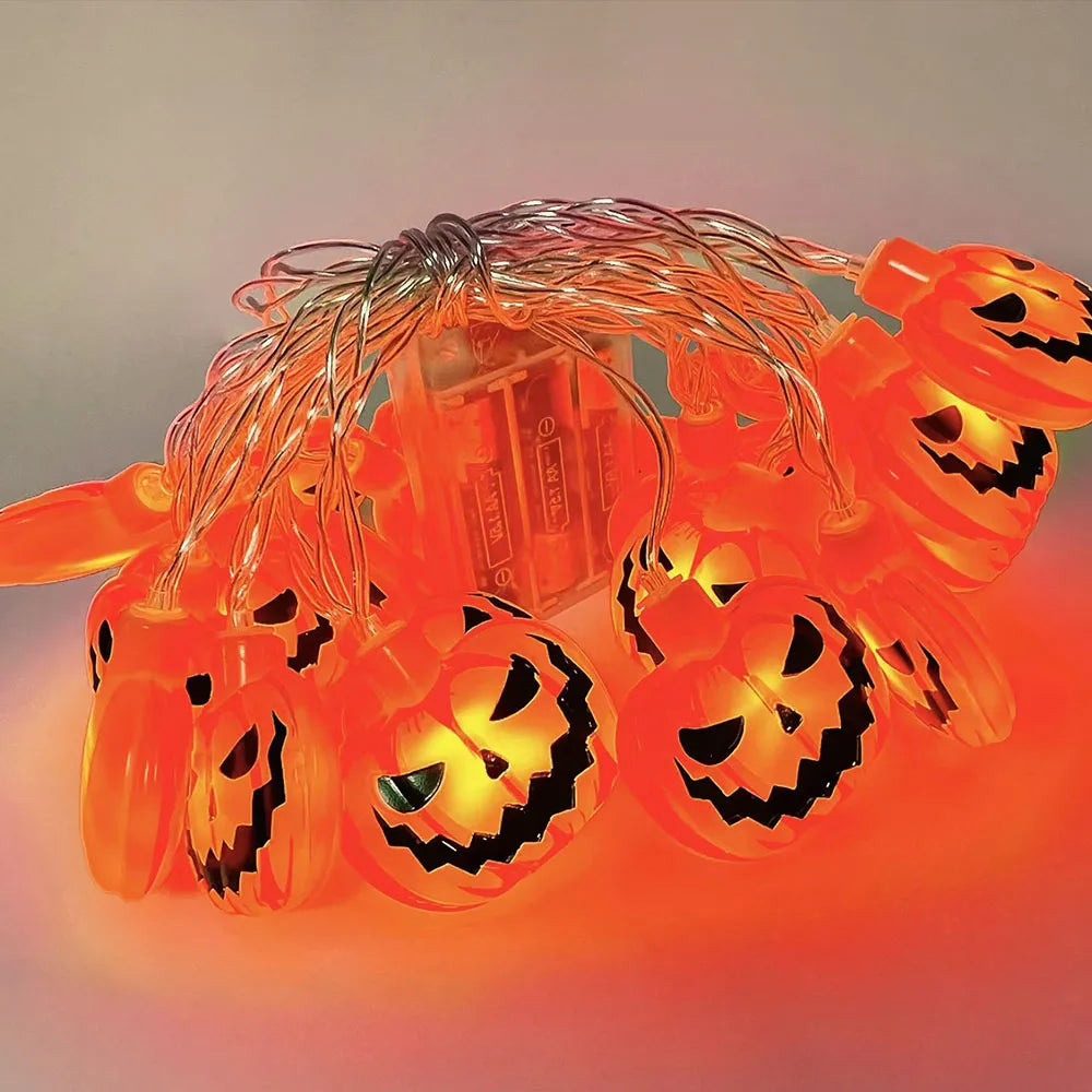 Halloween LED String Lights – Pumpkin, Ghost or Mixed Designs