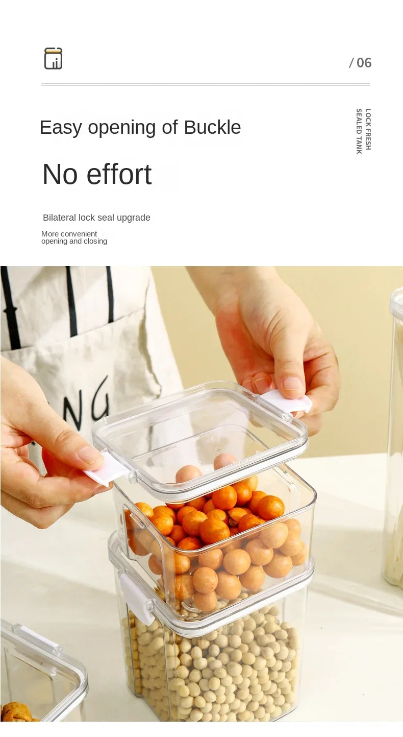 Clear Airtight Food Storage Container with Lid