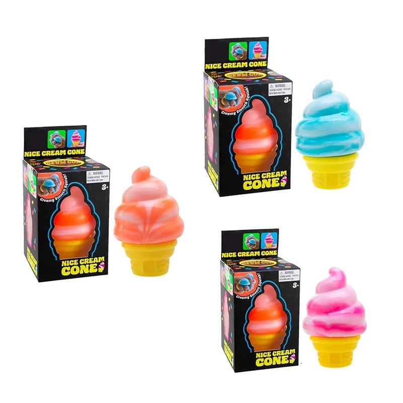 Nee Doh Surprise Box Squishy Toys - 6 Styles Soft Squeeze Fidget Toys for Stress Relief, Party Favors & Easter Gifts for Kids Ad