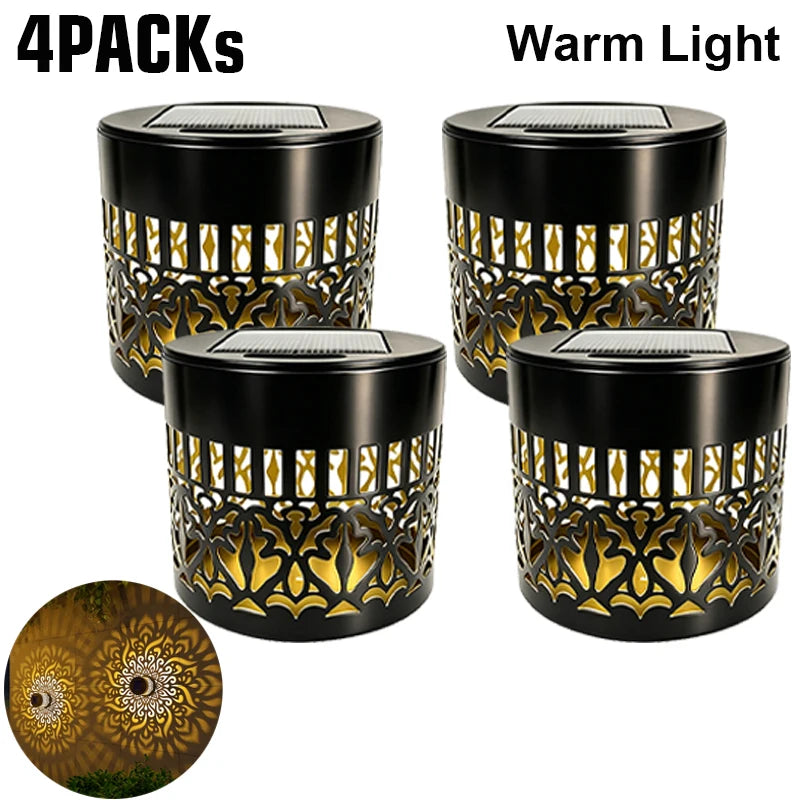 Solar Mandala Sunflower Projector Wall Light – Outdoor LED Landscape Light for Patio, Garden, Porch & Courtyard