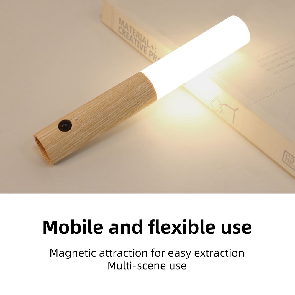 Wireless Motion Sensor Night Light – Rechargeable, Detachable, 6-Hour Battery