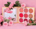 Sakura Matte & Shimmer Eyeshadow Palette – Blush-Toned, Buildable Color