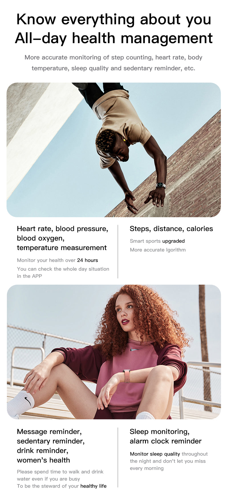 IP68 Ultra-Thin Smartwatch – Full Screen, Health Monitor, 16 Sport Modes