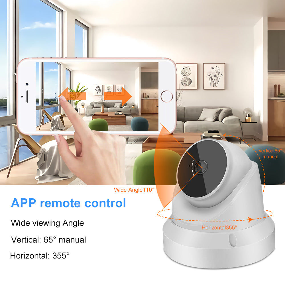 WiFi Baby Monitor & Home Security Camera – 1080P, Night Vision, Two-Way Audio