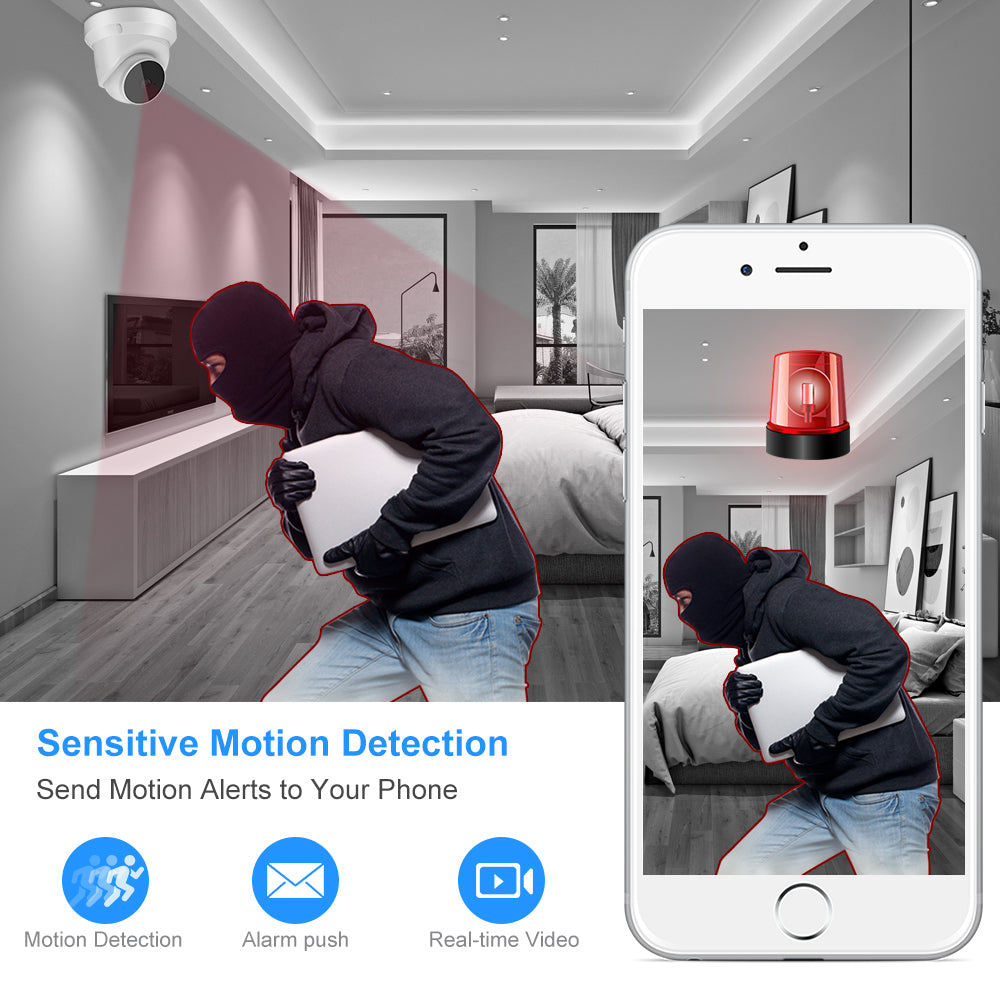 WiFi Baby Monitor & Home Security Camera – 1080P, Night Vision, Two-Way Audio