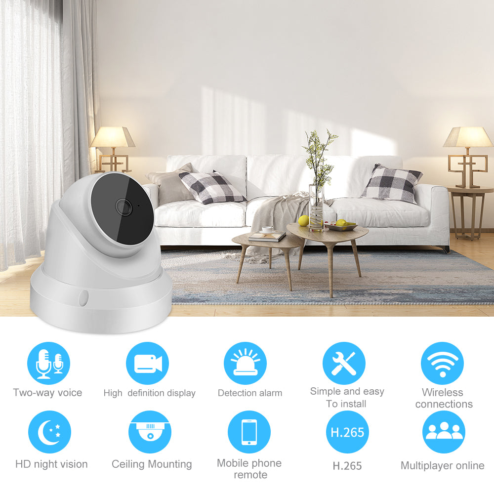WiFi Baby Monitor & Home Security Camera – 1080P, Night Vision, Two-Way Audio