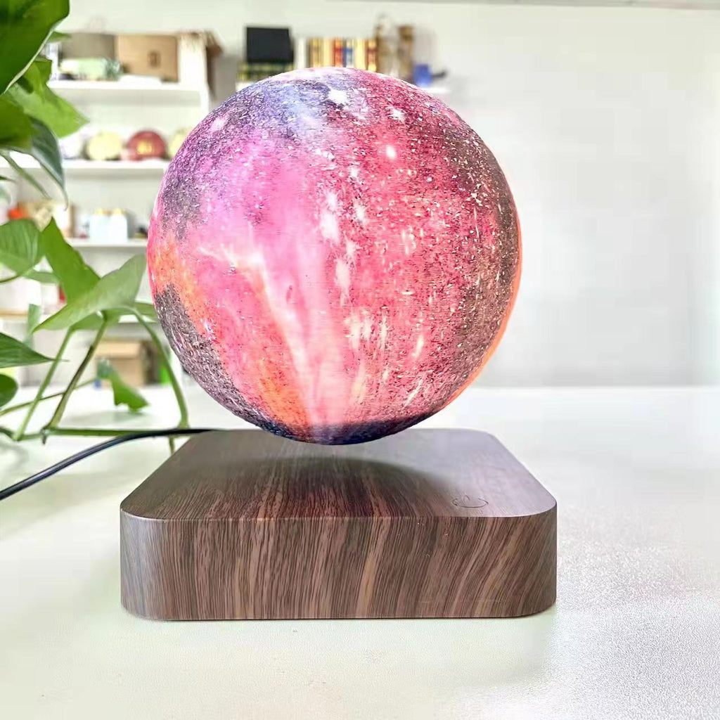 Magnetic Levitation Moon Lamp – 3D Printed, Touch Control, LED Night Light