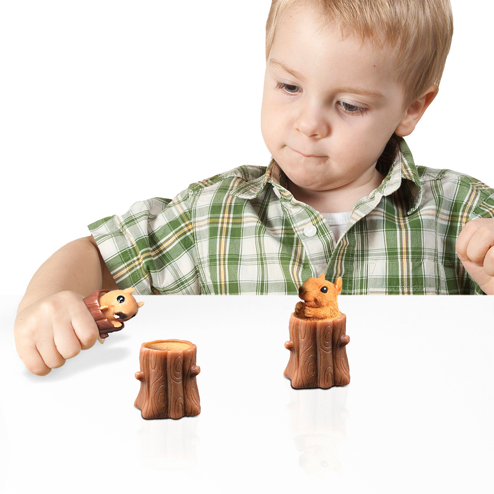 Evil Squirrel Anti-Stress Squishy Toy – Cute Desk Fidget & Pen Holder
