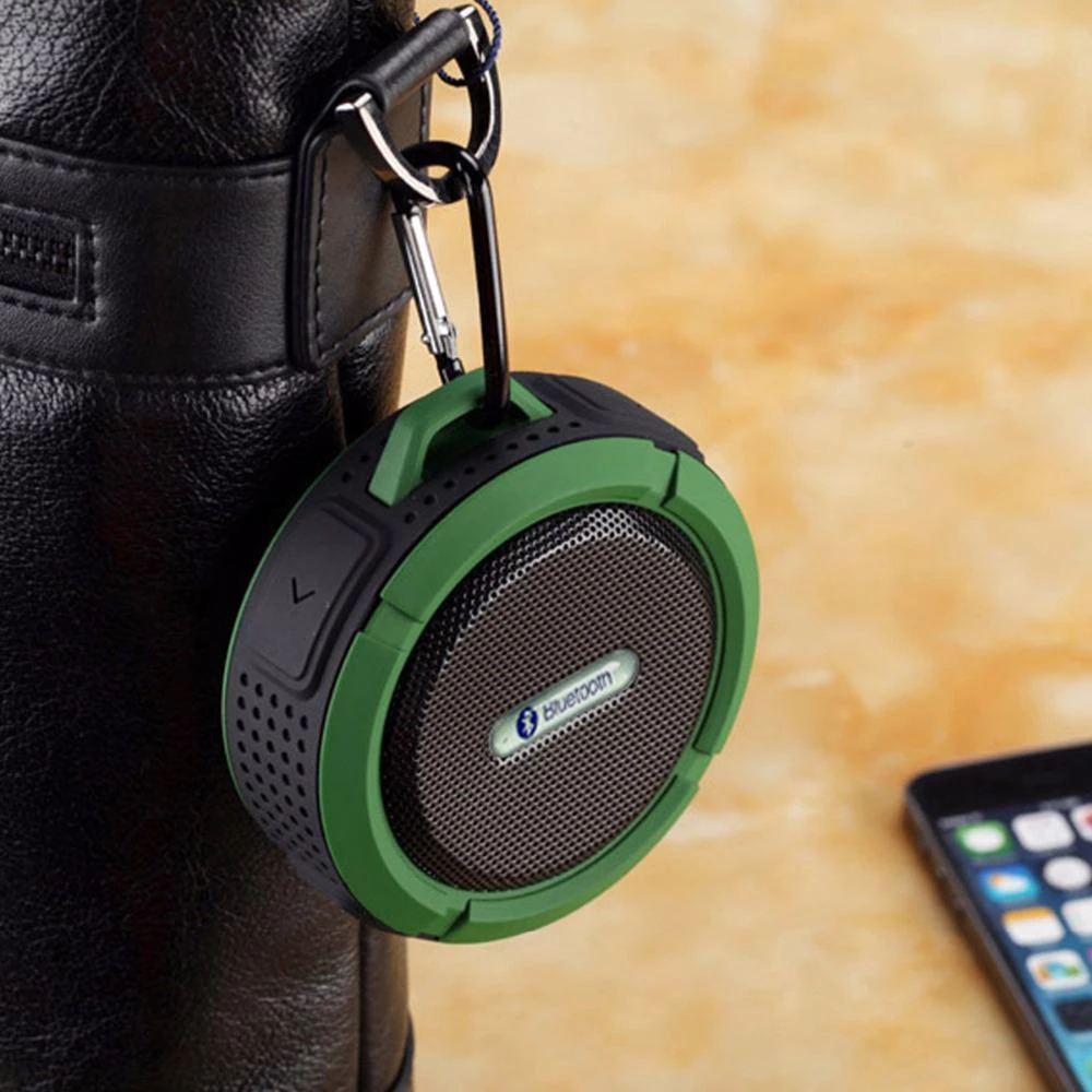 Mini Portable Waterproof Bluetooth Speaker – Suction Cup Mount, Shower & Outdoor Ready