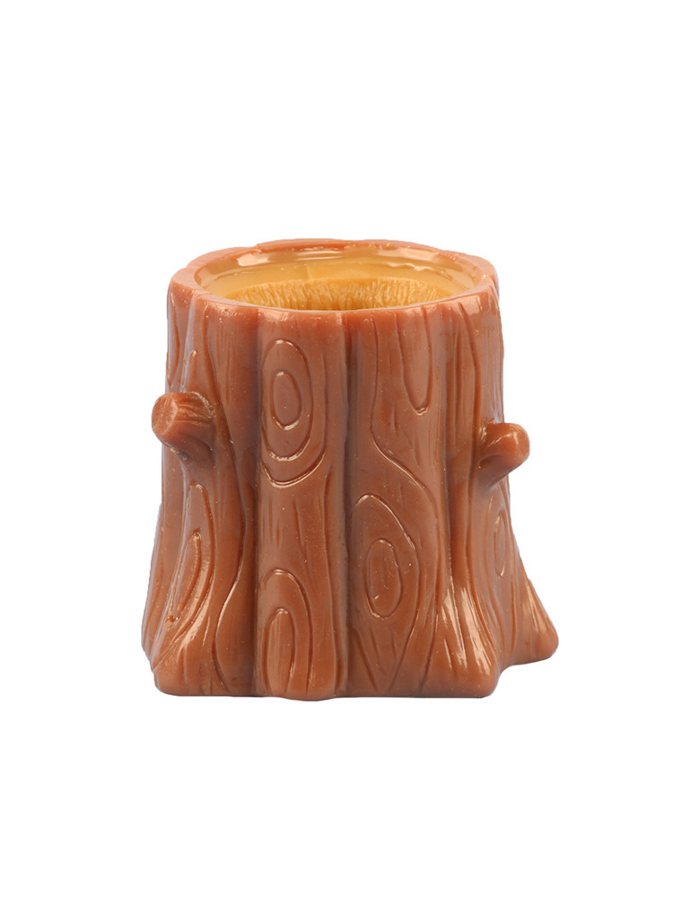 Evil Squirrel Anti-Stress Squishy Toy – Cute Desk Fidget & Pen Holder